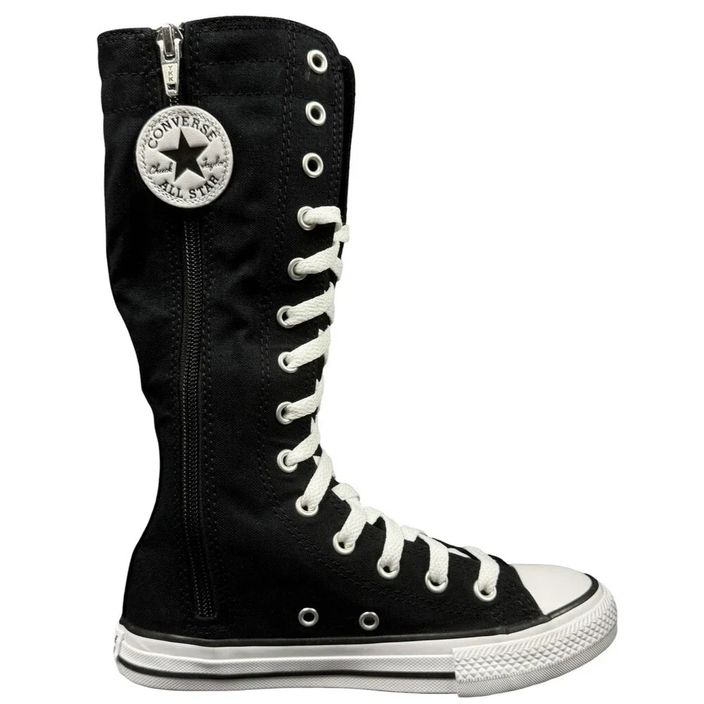 Converse Youth Size 1 Sneaker Shoes Chuck Taylor All Star XX-Hi Black White NEW